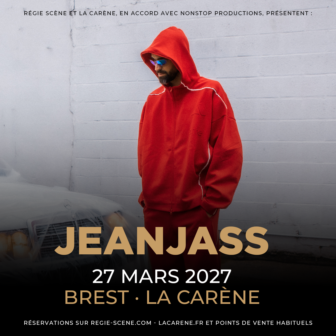 JeanJass Solo Tour en concert à La Carène le Sam 27 mars
